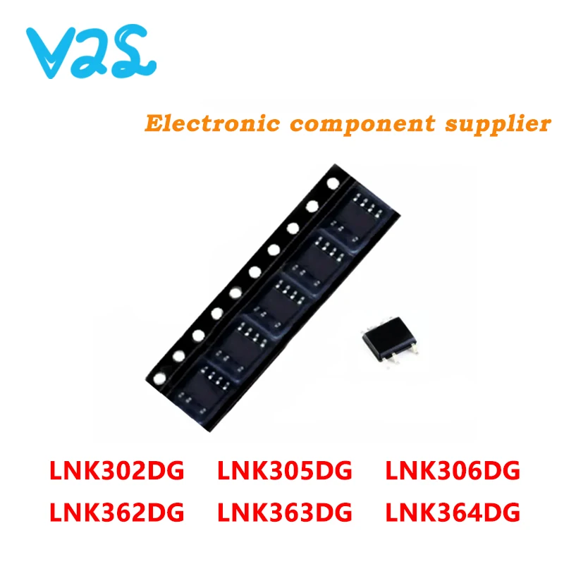 Chipset LNK302DG LNK302DG, LNK302DG, LNK305DG, LNK306DG, LNK362DG, LNK363DG, Sop-7, 100% novo, 5 peças