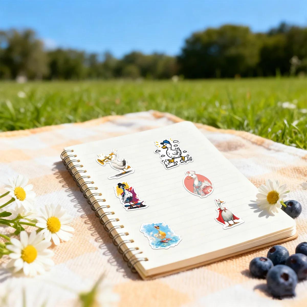 10/50PCS Cartoon Silly Goose Graffiti Stickers Exquisite Fashion Sticker for Computer Notebook Stationery DIY Toys Secret ﻿
