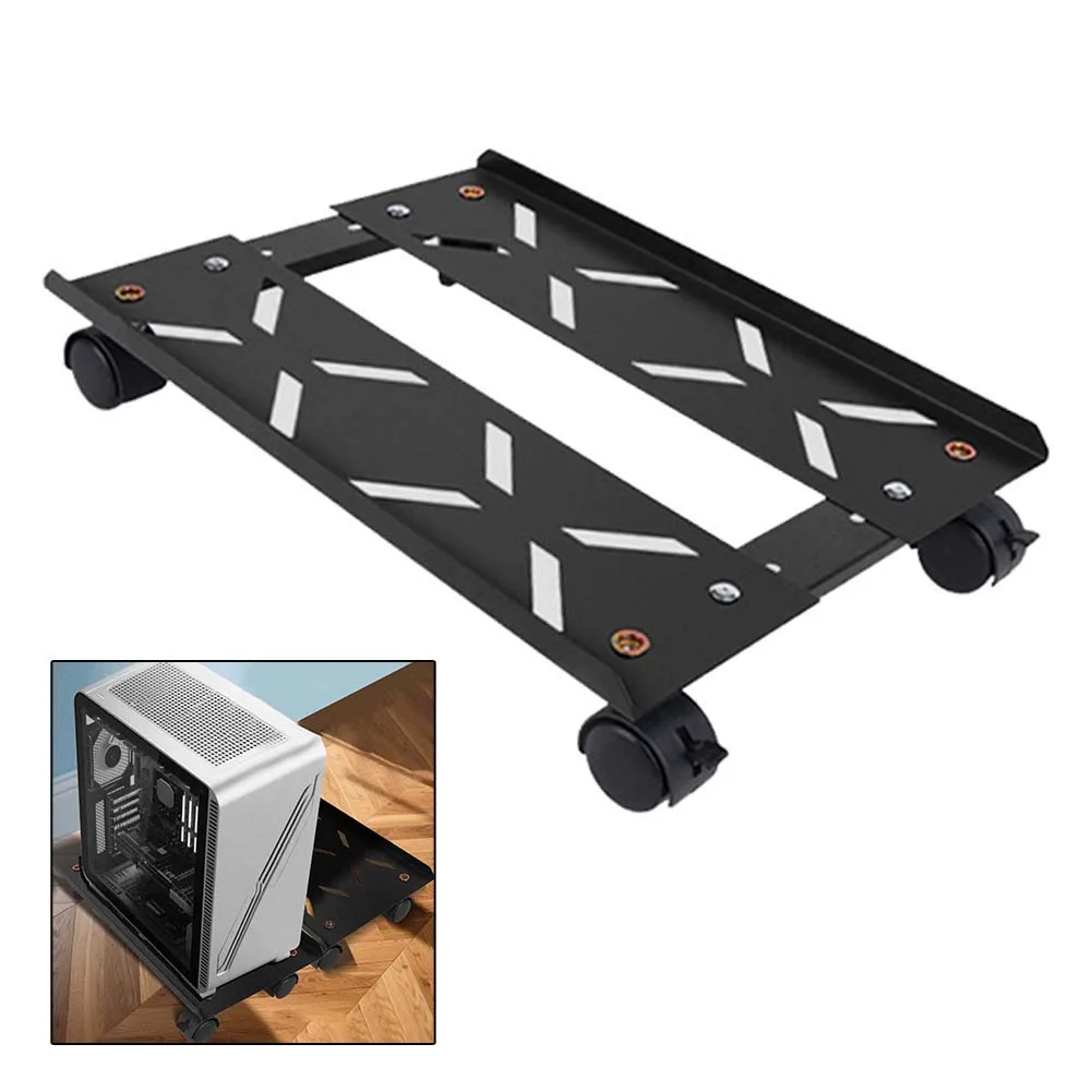 

For Office Use Mobile Computer Stand Adjustable Computer Tower Stand Adjustable Computer Tower Stand 360 Swivel Wheels