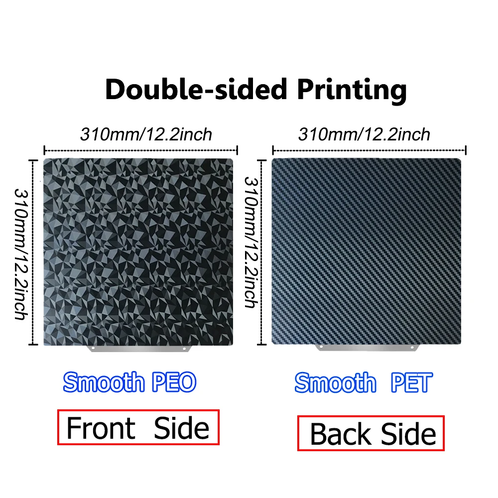 PEI بناء لوحة للمدفعية Sidewinder X1 X2 Creality CR10 المغناطيسي الساخن السرير الربيع لوح فولاذي ل QIDI Plus4 Anet A8 Plus E12 #4
