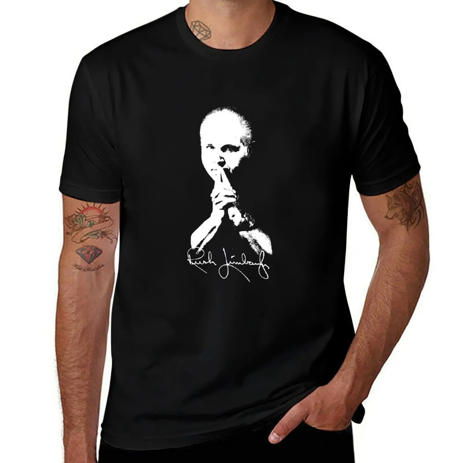 Rush Limbaugh T-Shirt man t shirts for men T-Shirt