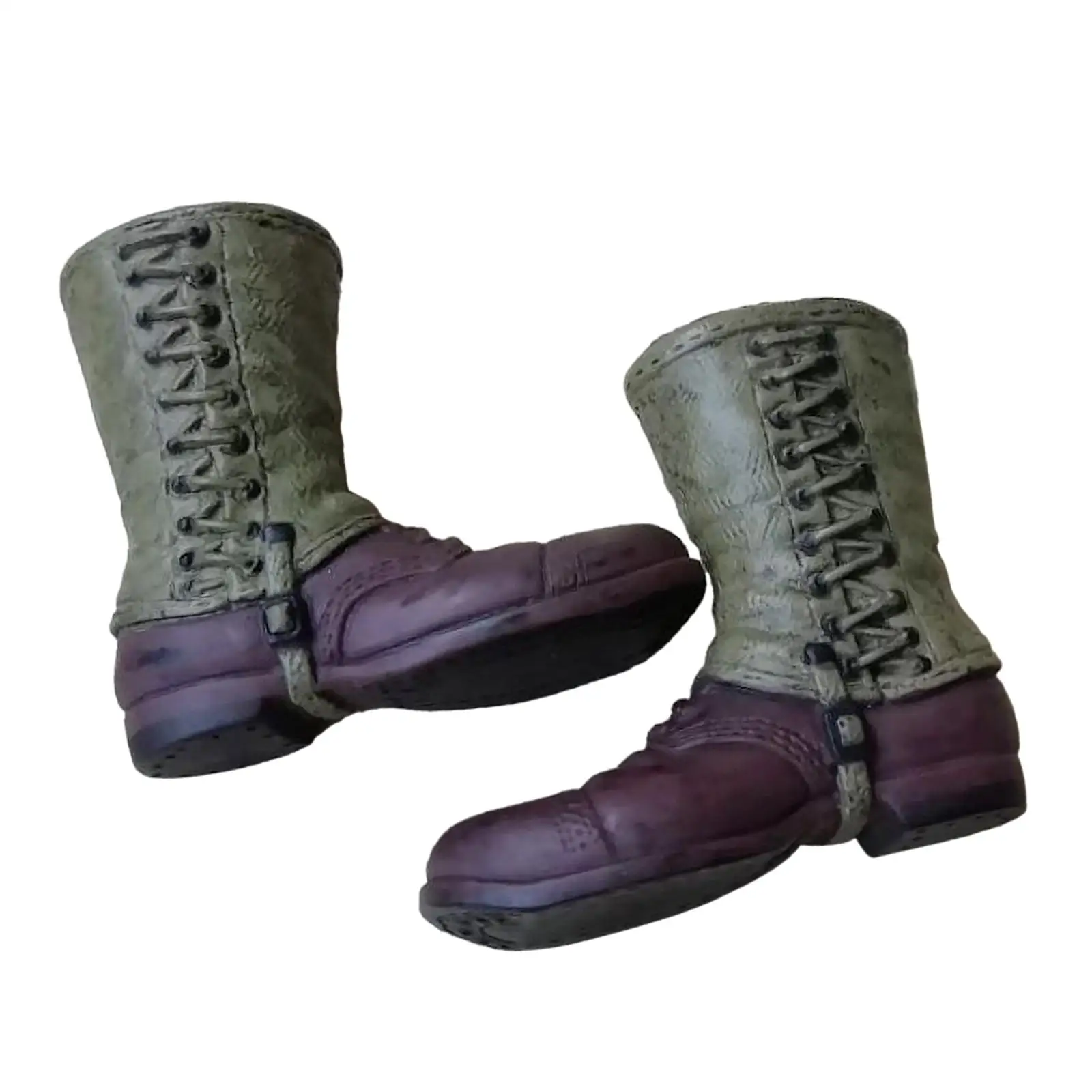 

1:6 Scale Miniature Long Boots Fashion for 12'' inch Soldier Figures Costume
