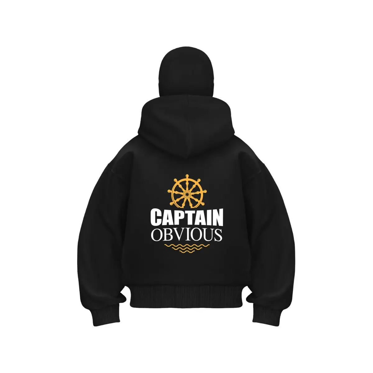 

Captain Obvious nautical humor art Unisex Double Hooded Fall Winter Men Clothing Masked Outfit