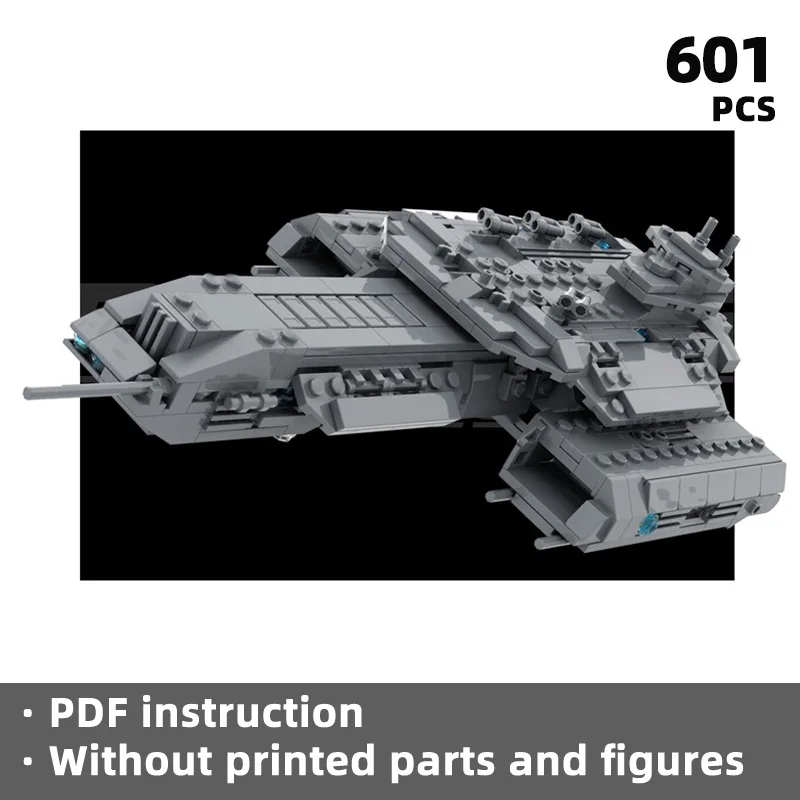 

Star movie sci-fi future combat vehicle building blocks: Boasts thick armor feel and spacious hull layout