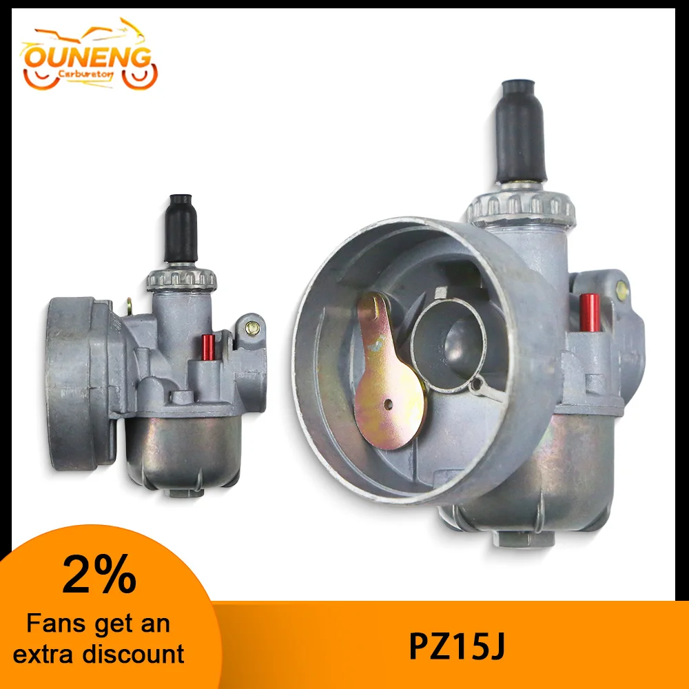 PZ15J Motorcycle Carburetor For Solo 423 425 2 Stroke Engine  Replacement Moped Bike Sprayer blower Carb