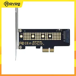 RYRA 1pc NVMe PCIe M.2 NGFF SSD To PCI-E X1 Adapter Card PCI-E M.2 With Bracket For 2230-2280 Size SSD M2 Pcie Adapter