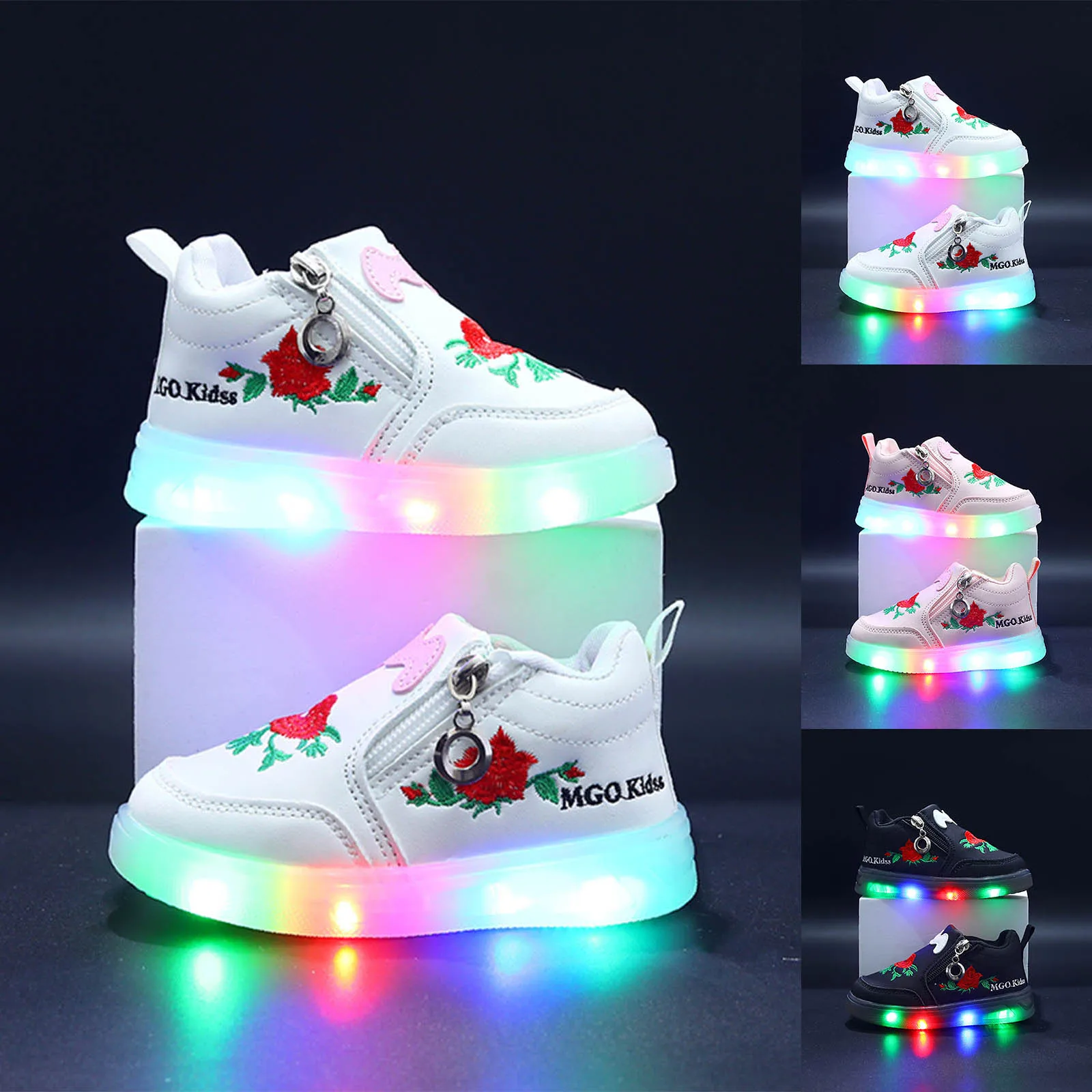 

Girls Kids Shoes LED Light Up Shoes For Girls Toddler Walking Shoes Girls Kids Children Baby Casual Shoes Girls Size 1 Sneakers