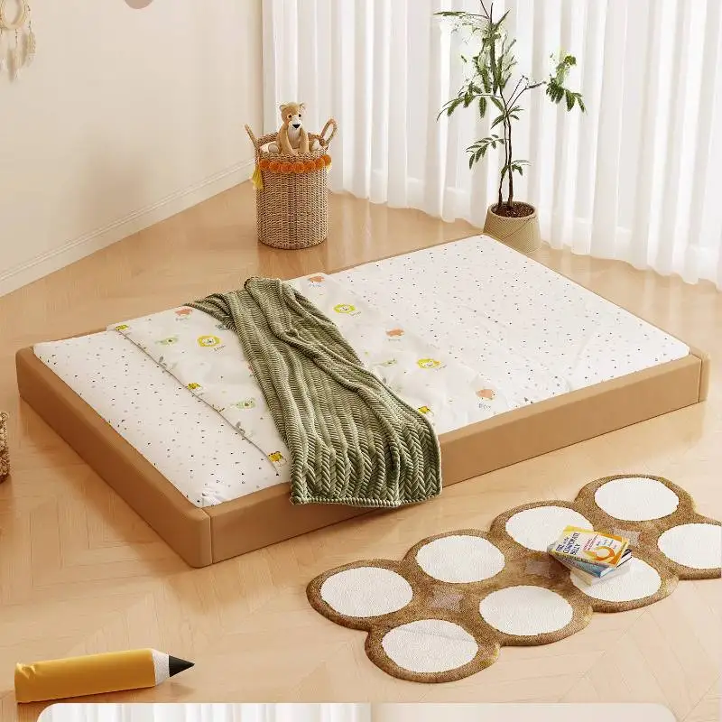 سرير أطفال عادي فاخر خشبي قابل للتوسيع تصميم فردي بسيط سرير أطفال على طراز الأميرة مخصص Lettino Per Bambini أثاث منزلي #2