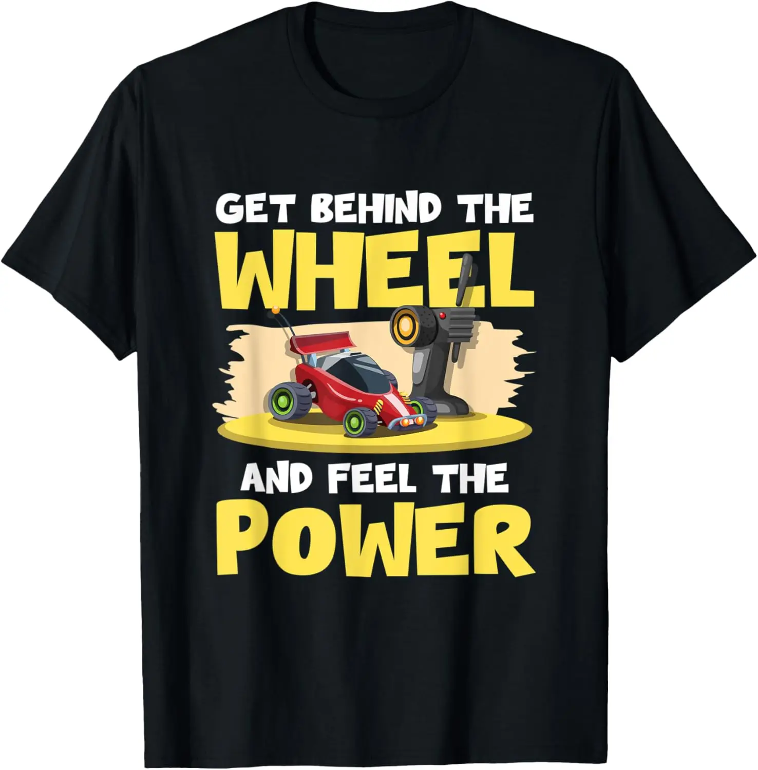 Футболка с дистанционным управлением RC Car Racing Feel the Power