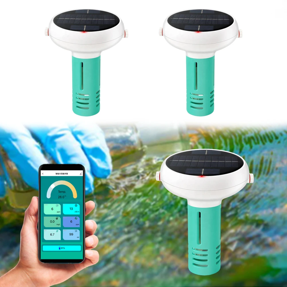 

7 In 1 PH/ORP/EC/TDS/Temp/CL/Salt Test Meter Work with APP Water Quality Tester Pool Salt Tester for Aquarium Swimming Pool