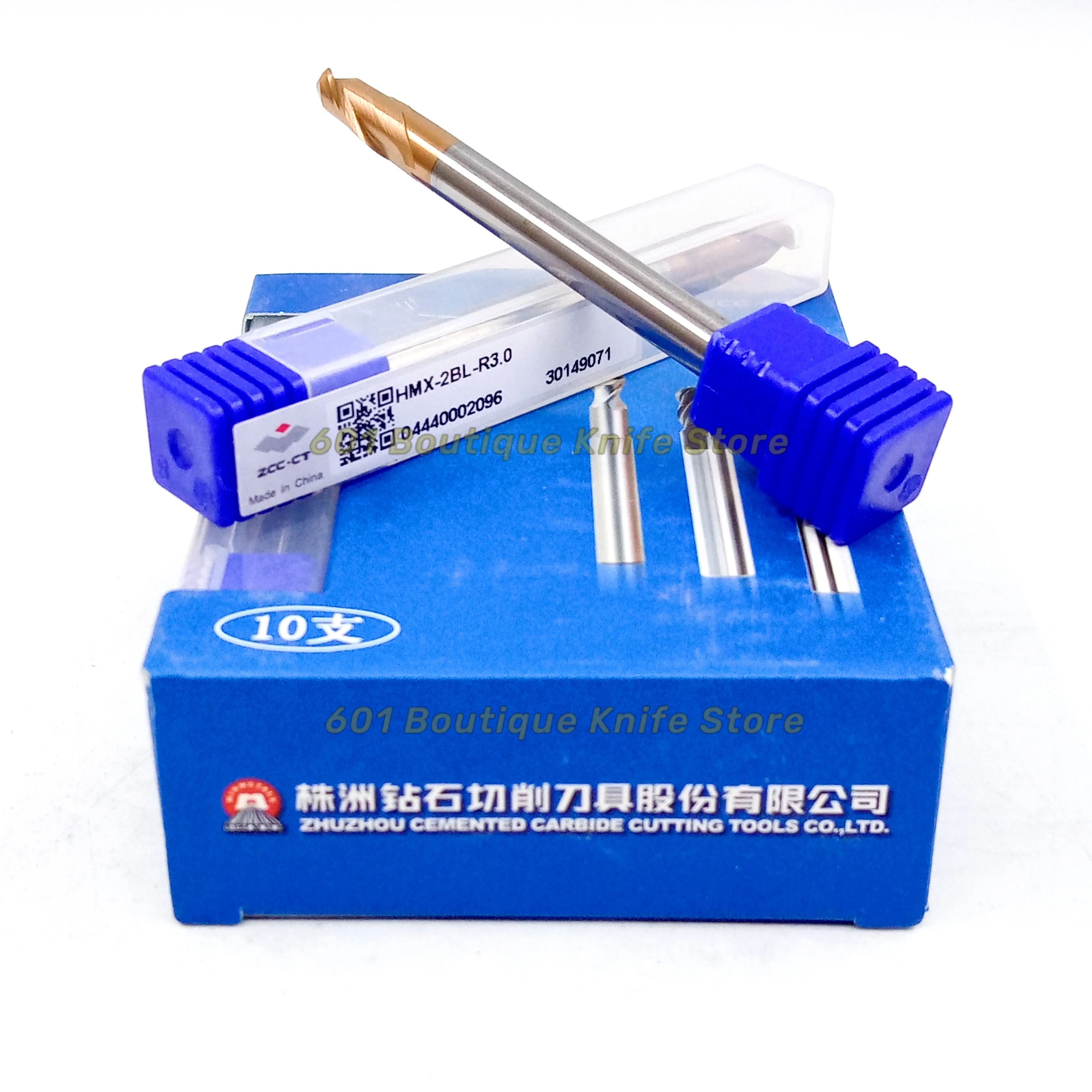 

68HRC ZCC.CT HMX-2BL-R3.0 HMX-2BL-R1.25 solid carbide 2 flute ball nose NANO coated end mill cnc milling cutter cutting tools
