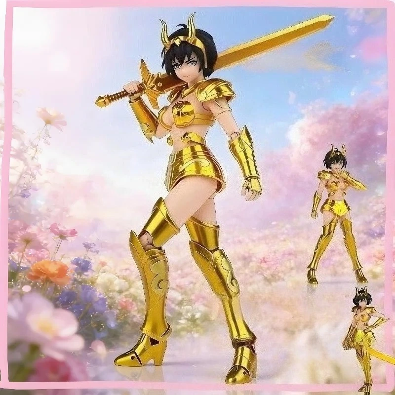 

В НАЛИЧИИ: Gt Female Goat Sacred Contract Gold Armor Fighter Myth Andrea Fan hobby