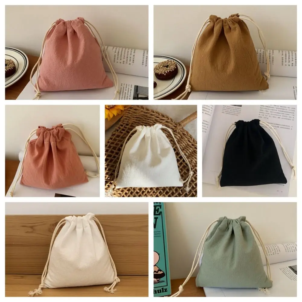 Bolso de mano, monedero, cartera, gran capacidad, bolsa de almacenamiento con cordón, bolsita, lápiz labial portátil, organizador de joyas, bolsa de regalo