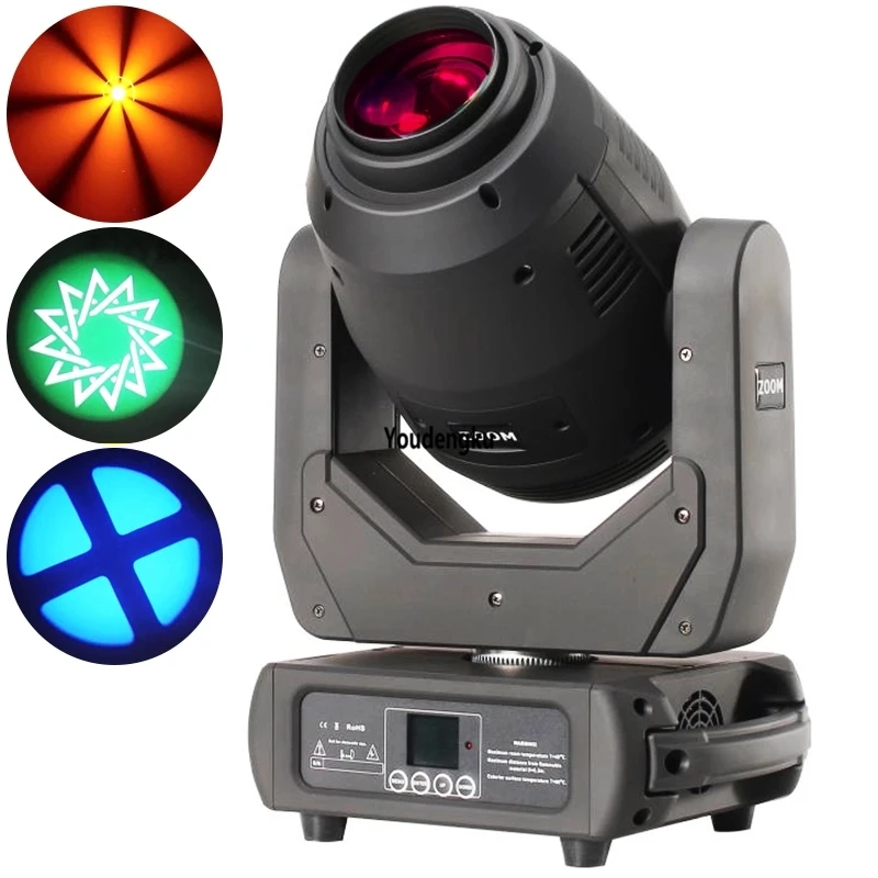 4 pcs led dj moving heads 250 watt led spot stage moving head light 250w led lyre spot moving heads