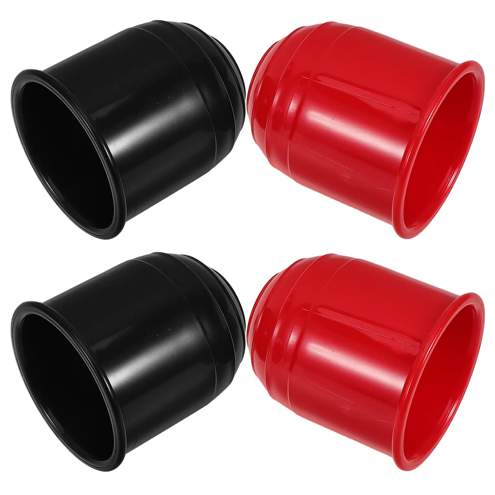 

4Pcs Heavy Duty Plastic Hitch Ball Cap Cover for Rv Car Trailer Towing Equipment Easy Install Sleek Design Trailer Hitch Ball