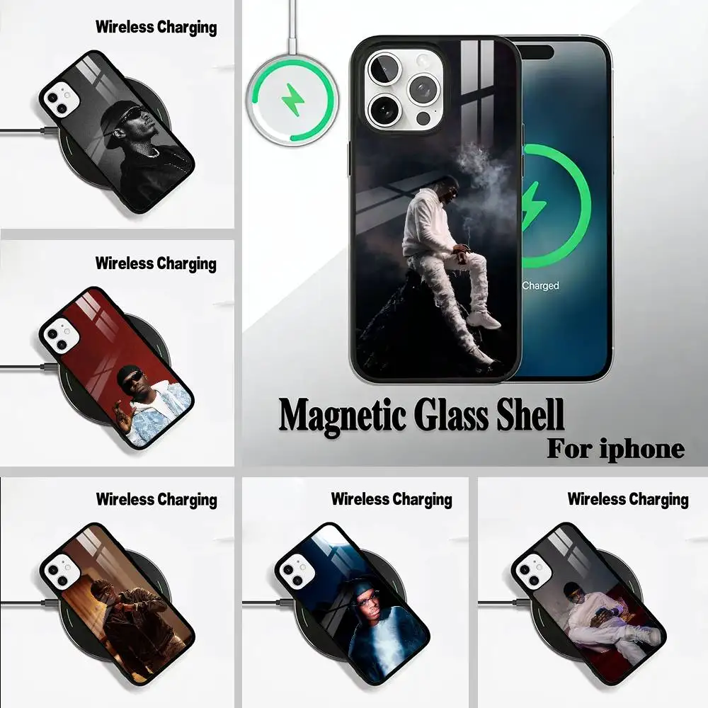 

Diamant Noir-W-Werenoi For IPhone17 16 15 14 13 12 11 Plus Pro Max Plus Wireless Charger Phone Case