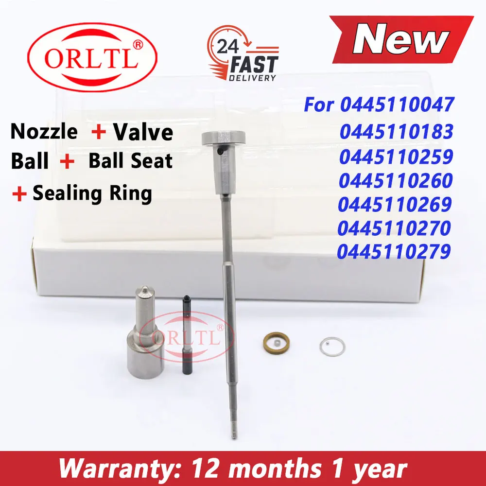 0445110047 0445110259 0445110279 Common Rail Nozzle Injector Repair Kit For BOSCH 0445110269 0445110270 0445110260 0445110183