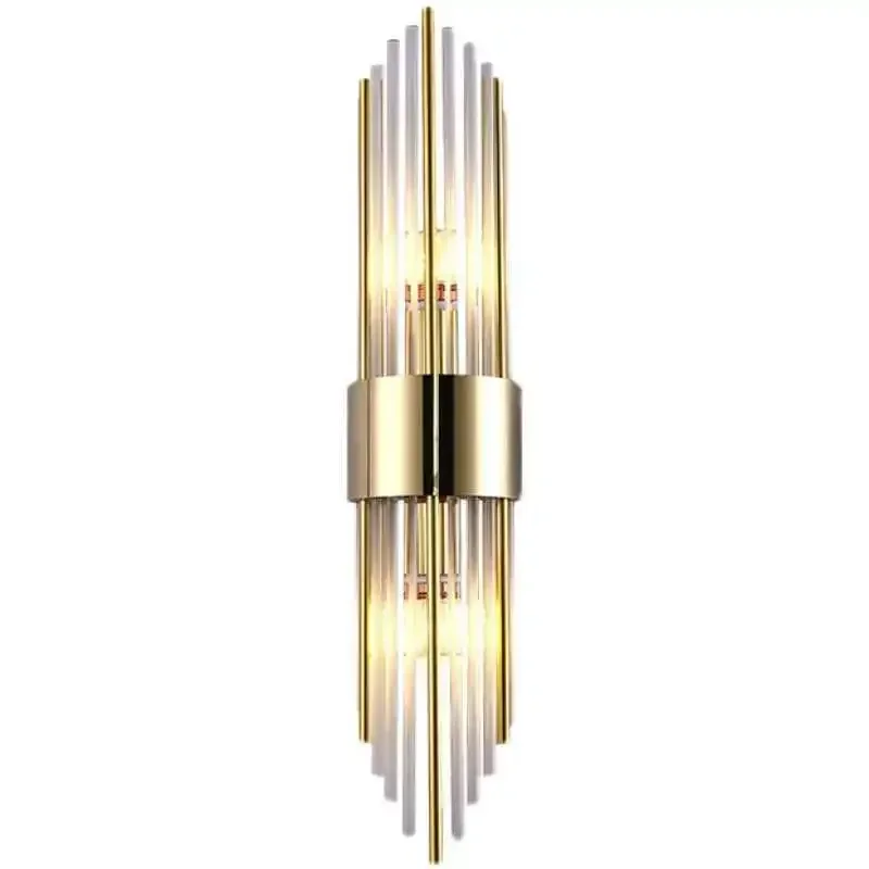 Modern Simple Crystal Wall Lamp Nordic Creative Luxury Living Room Background Wall Decoration Bedroom Head Bed Light Fixture