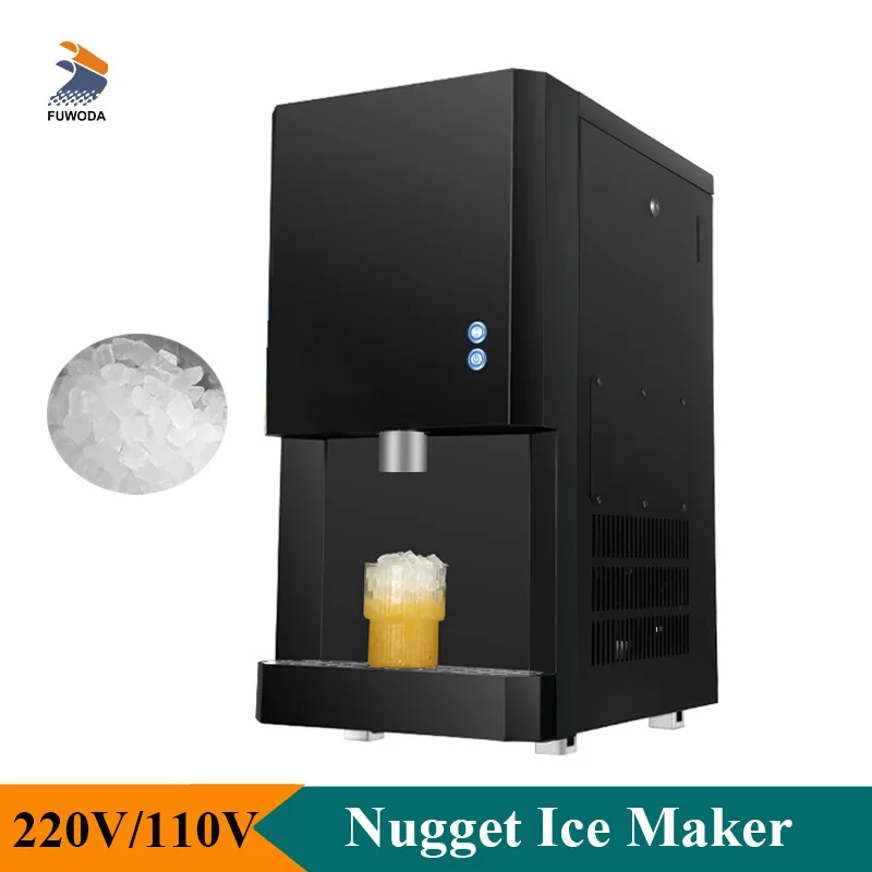 

Professional Nugget Ice Maker 90-100KG Intelligent Ice Making Machine Key Type Panel Commercial or Household