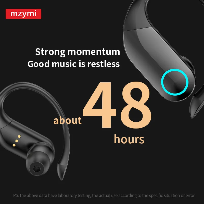 mzymi Wireless Earbuds G37 Open Ear Headphones Earhook Hifi Sound Bluetooth 5.3 Headset OEM Sport Running Earphone For XIAOMI