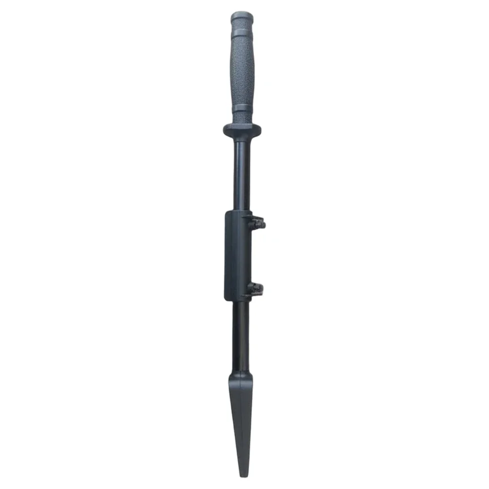 Snow blower chute clearing tool replacement kit with metal shovel and clip for snow thrower upkeep and snow removal