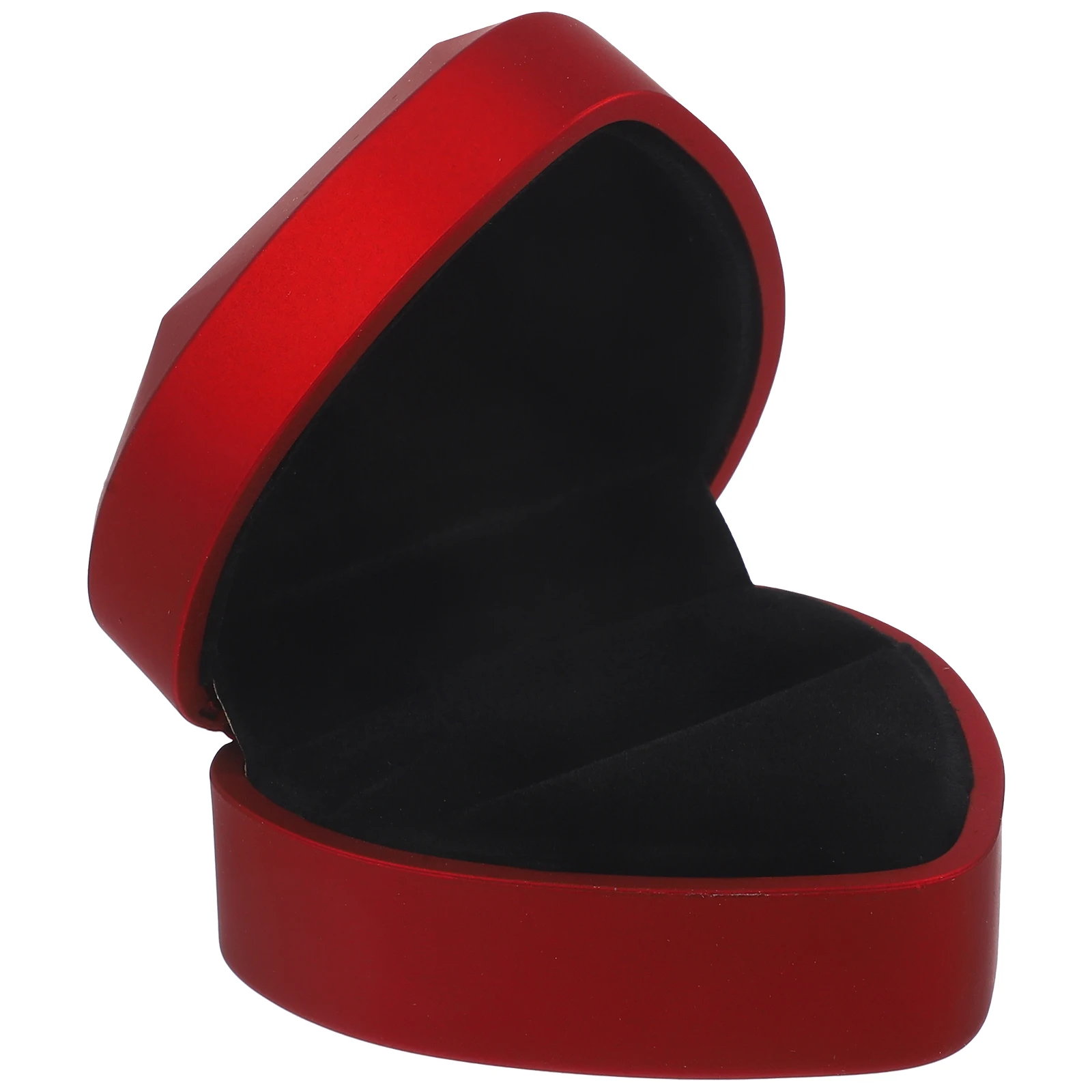 

Heart Shaped For Proposal Light Jewelry Box for Ring Display Red s Wedding Proposal Engagement Ring Box With Light Gift