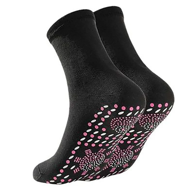 Self-heating Magnetic Socks for Women Men Tourmaline Magnetic Therapy Breathable Massager Stockings Winter Warm Socks