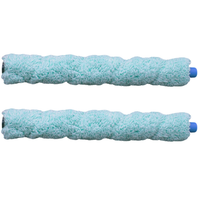 A66T 2PCS Soft Main Roller Brush for ILIFE Shinebot W400 W450 W455 Floor Washing Robot Brush Spare Parts Replacement