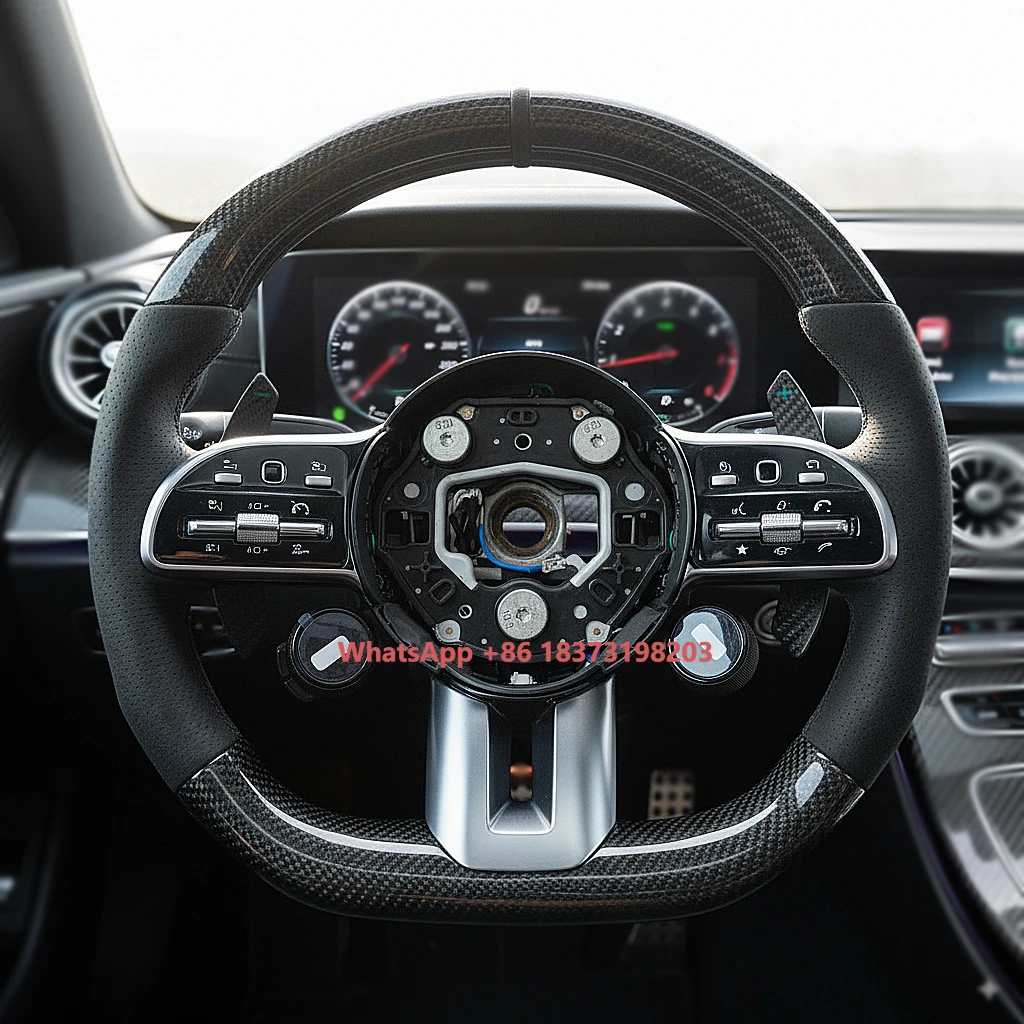 

Professional Dragonfly Carbon Fiber Steering Wheel for AMG W214/W215/W222/W223/W177/CLA/CLE/GT/GLS63/GLE63/SL63