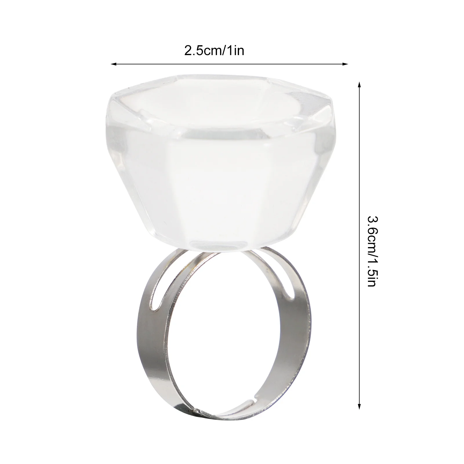 1Pcs Adjustable Eyelash Extension Ring Cup Crystal Pigment Ring Tray Glue Holder Eyelash Grafting Tattoo Beauty Supplies