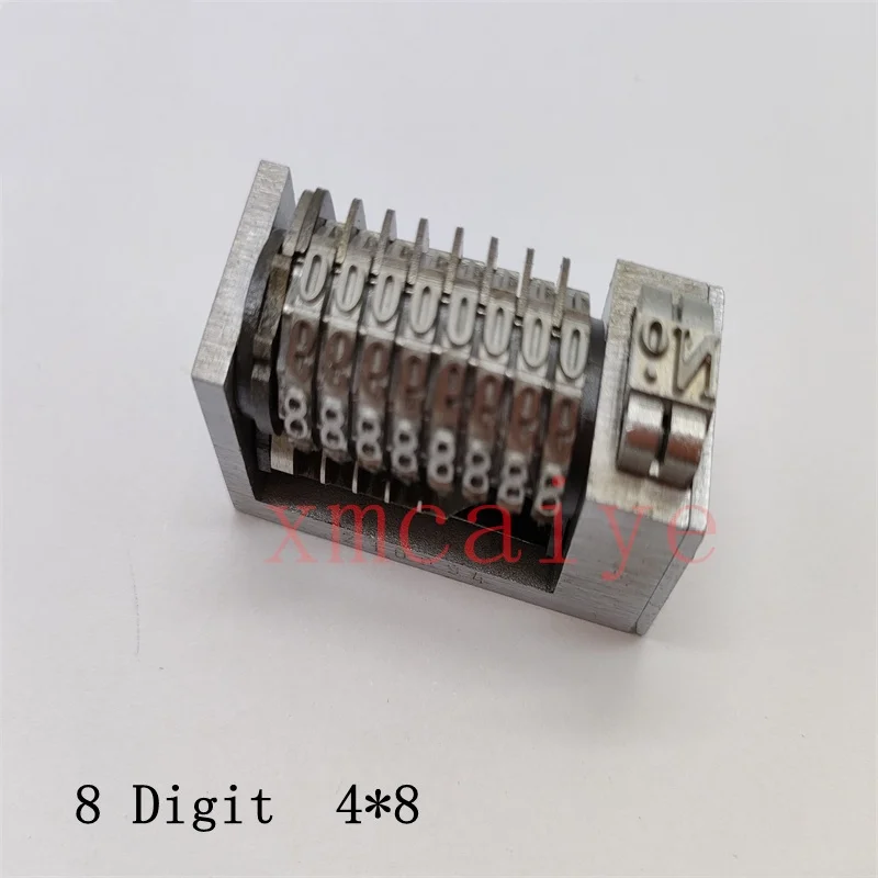 6 Digit 7 Digit 8 Digits Numbering Machine Cicero 4*8 Letterpress Numbering Machine 4*8 Numbering Backward Jump