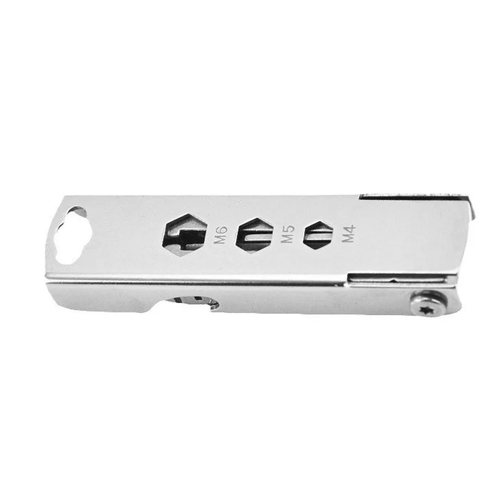 Multipurpose 7 in 1 Keychain Tool with Nail Cleaner Bottle Opener and SIM Card Needle for Travel and For Outdoor