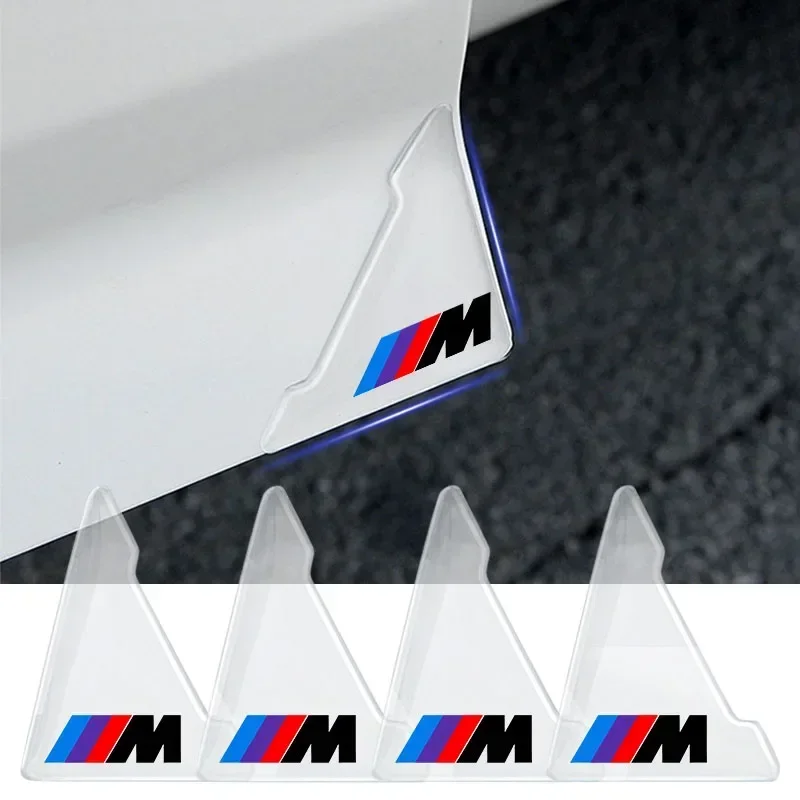 Transparent Car Door Corner Cover Anti-Scratch Protection Sticker For BMW M Performance 1 3 5 7 Series M3 M4 M5 M6 X1 X3 X5 X6