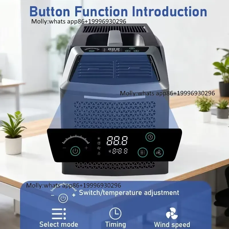 Outdoor 6000BTU Mini Portable Tent Small Outdoor Rechargeable Camping Air Conditioner for Cars