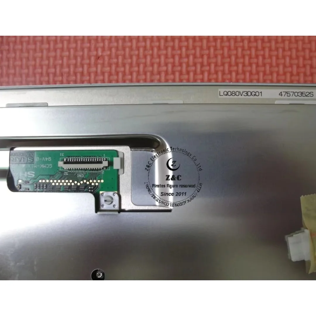 LQ080V3DG01 Original 8 Inch 640*480 LCD Screen for Industrial Application for SHARP