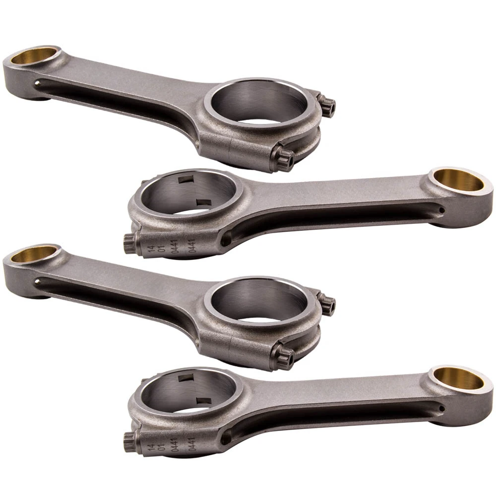 For maXpeedingrods 4 Pieces Connecting Rods For BMW N20B20 2.0T / N26B20 H-Beam Forged Steel Conrod