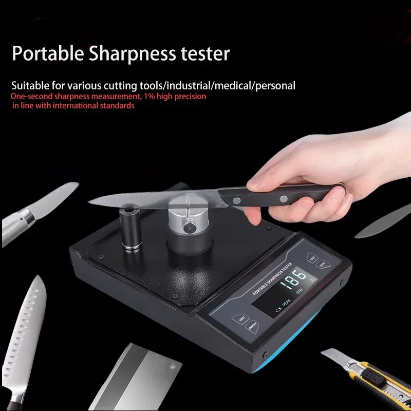 2025 hot sale 3kg Digital Knife Sharpness Tester with LCD Display and Type-C Charging Blade Edge Cutting Force Gauge 220v Voltag