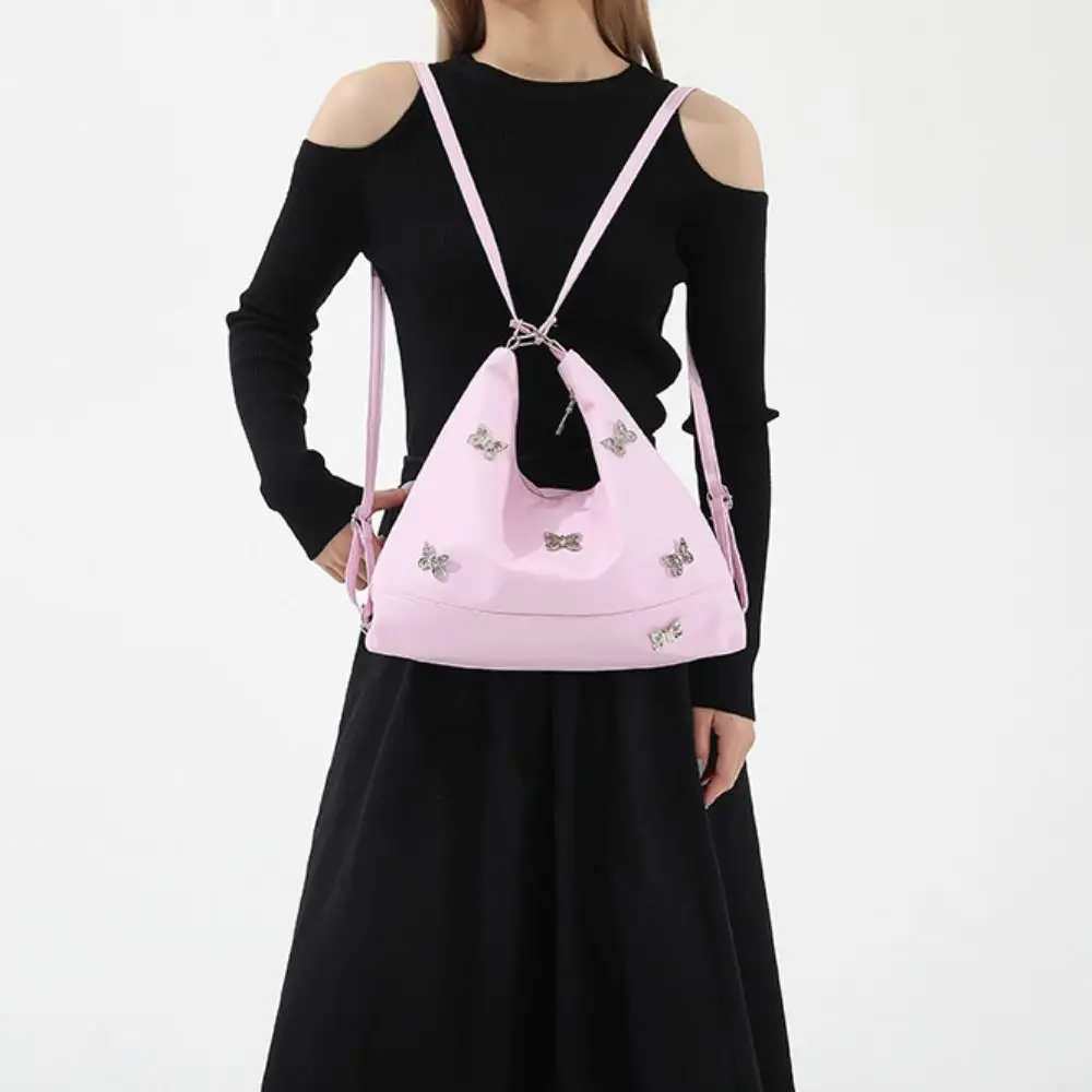 Y2K Schmetterling Umhängetasche Einkaufstasche Mama Tasche Große Kapazität Einkaufstasche Unterarm Tasche Aufbewahrungstasche Umhängetasche Streetwear