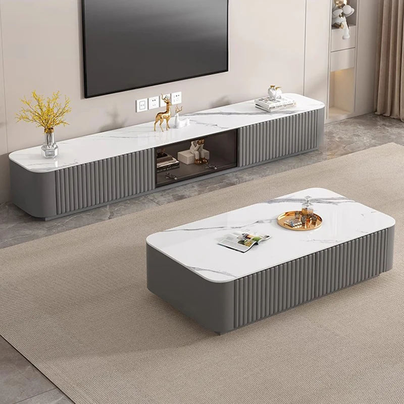 

Display Living Room Tv Stands Modern Minimalist Aesthetic Coffee Tv Table Glass Organizer Muebles Para Tv Replica Furniture