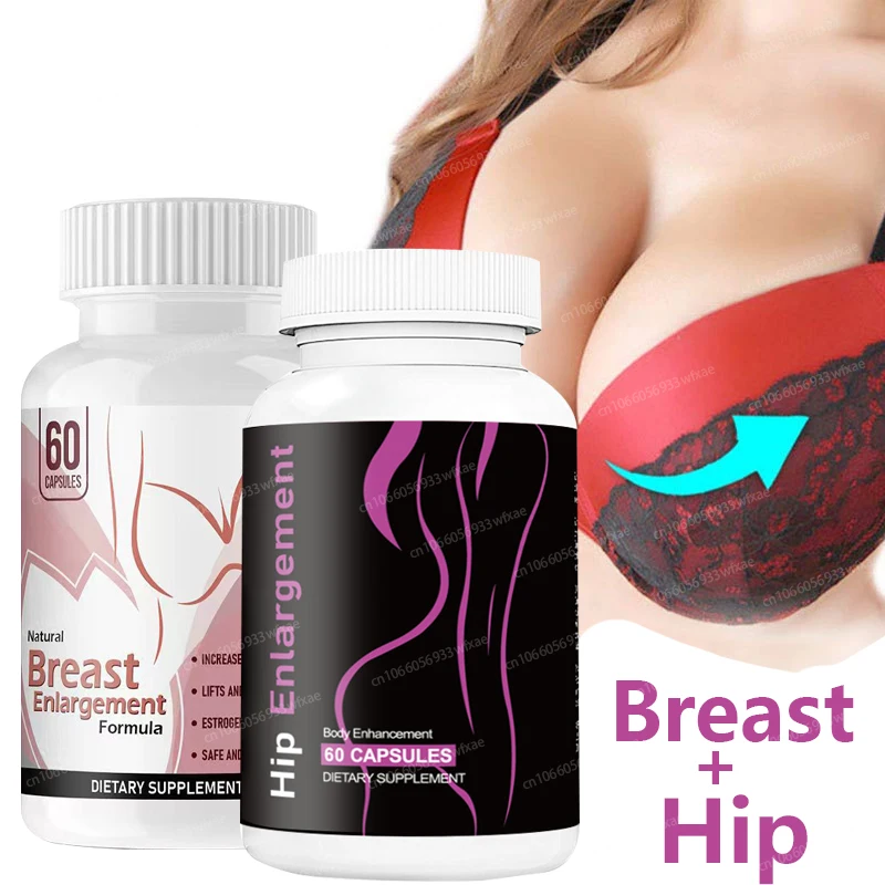 Breast Enlargement Capsules Hip and Butt enlargement Pills for Women Lift Tighten Buttocks Big Ass