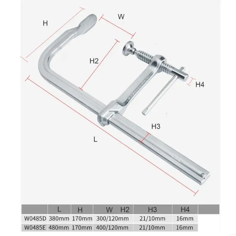 مشبك شريط الخشب قطرة DropedSclamp قابلة للتعديل الدوران لحام الخشب C7AC
