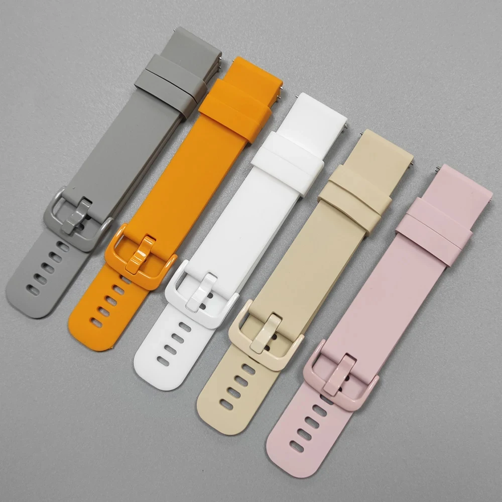 22mm Silikonowy Pasek Sportowy do SUUNTO 9 Peak PRO/DLC RACE S 5 Opaska do COROS APEX 46mm/PACE Pro Smartwatch Wymienna Bransoletka