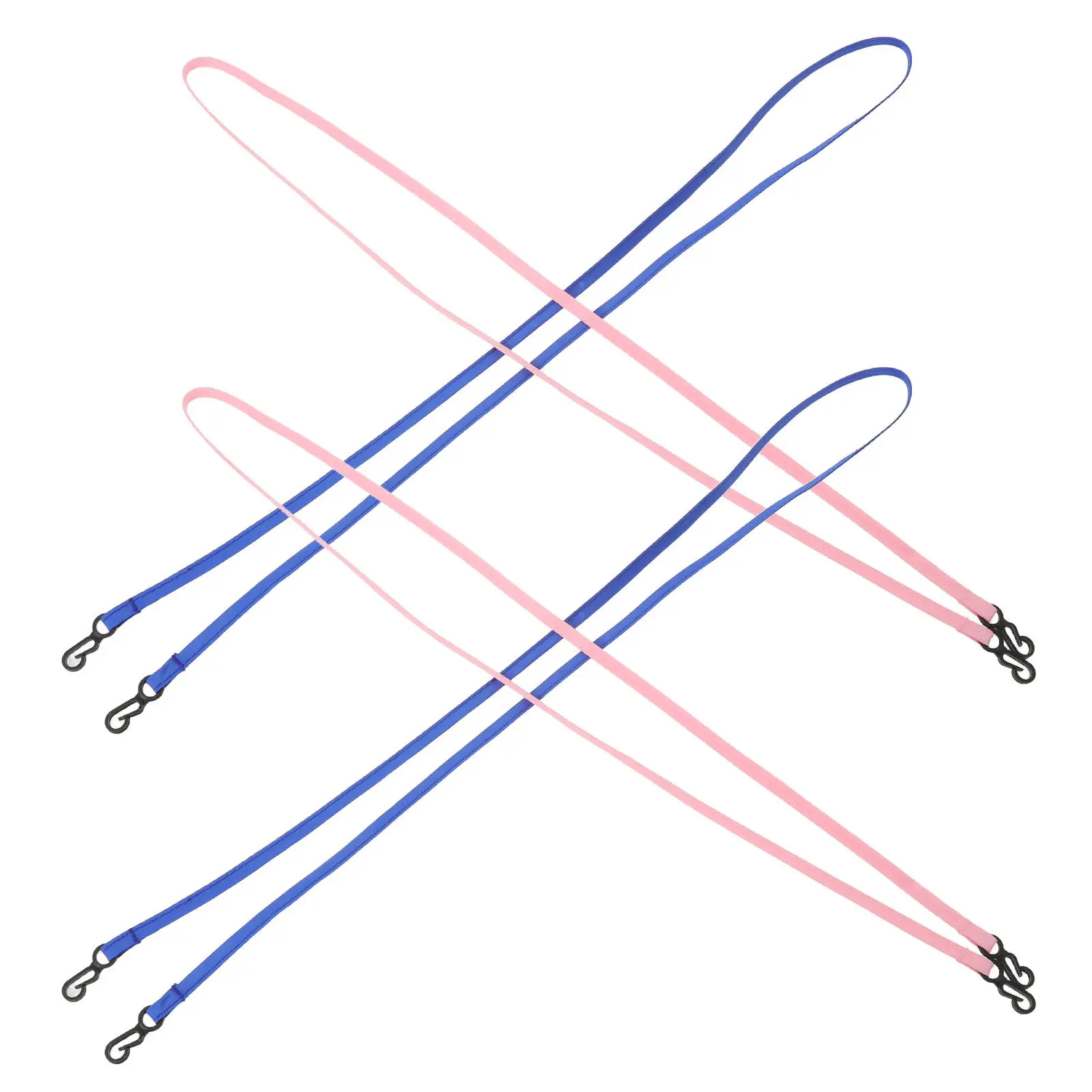 

Набор из 4 шт. детских зимних перчаток с ремешком-фиксатором, держателем для лыжных варежек, шнурком-темляком от потери, розово-голубые клипсы для зимних варежек