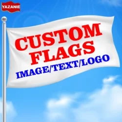 3x5ft 4x6ft 5x8ft Customized Flags Personalize Print Your Own Logo/Design/Words/Text Single Double Sided Brass Grommets Banners
