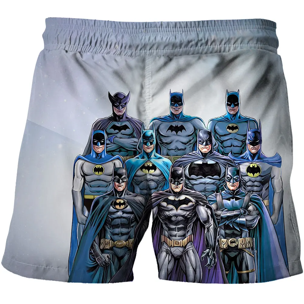 2024 Summer New Marvel 3D Avengers pantaloncini da spiaggia stampati pantaloncini da bagno per feste in piscina hawaiana pantaloncini Casual con