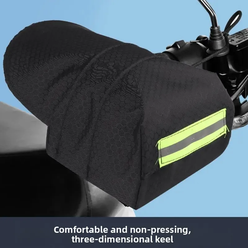 Motorcycle Handlebar Muffs Waterproof Windproof Hand Covers for All Weather Riding Sun Protection Bike Handlebar Gloves Winter