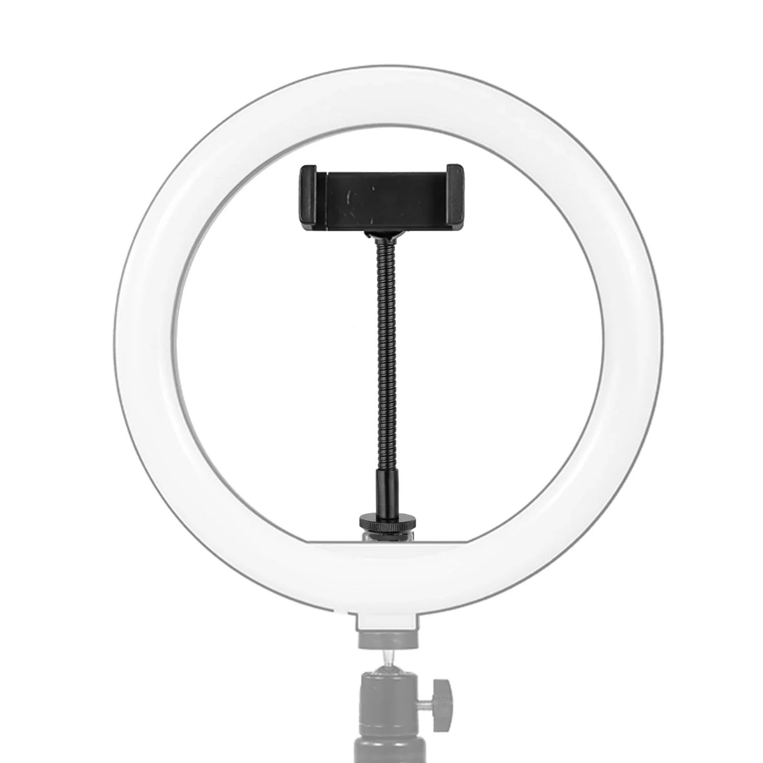 Flexible Hose Arm Cell Phone Clip Holder For Led Selfie Ring Lamp Replacement Kit 360 Degree Mount Mobile Phone Holder Clamp view 6