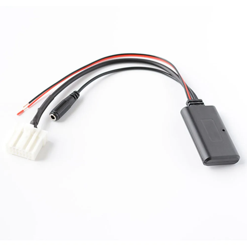 Black Wireless Radio Stereo Wide Voltage Input Wireless Music Transmission ABS Material For Mazda RX8 2006 To Up