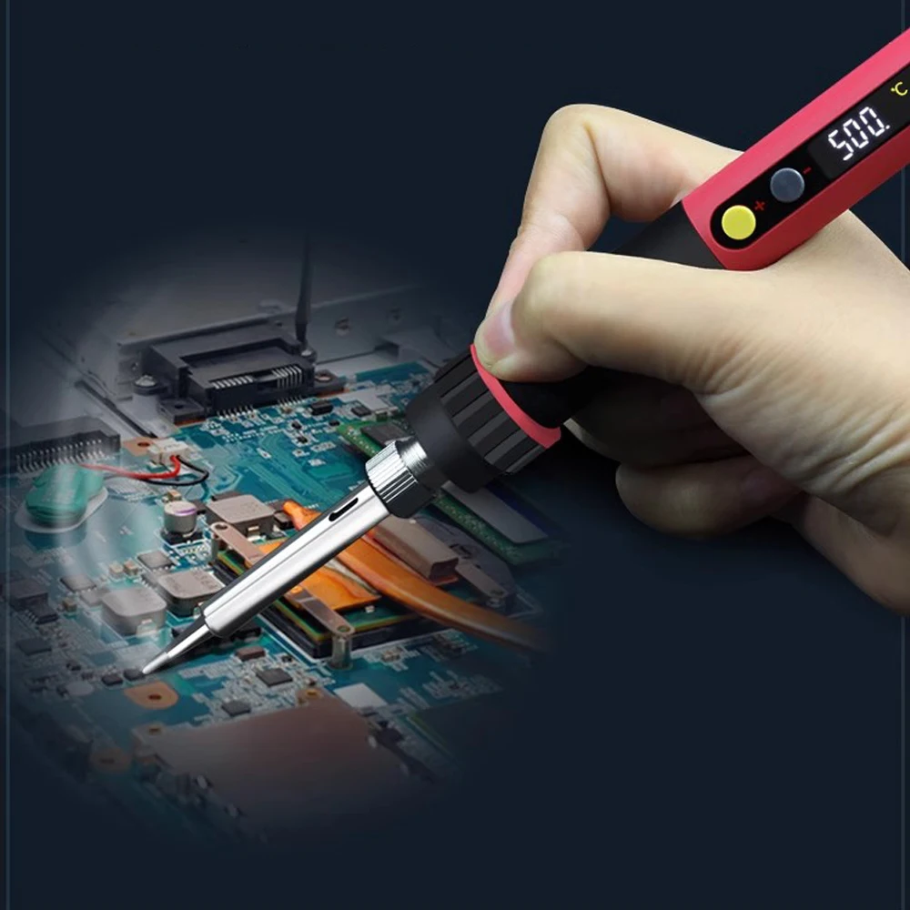 CXG E60W Professional LED Digital Adjustable Electric Soldering Iron Constant Temperature Soldering Station E60WT E90WT E110WT