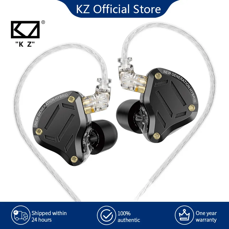 אוזניות מתכת KZ ZS10 Pro 2 HIFI באוזן באס אוזניות 4 רמות מתג כיוון אוזניות מוניטור ספורט צליל הפחתת רעש